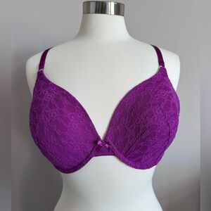 Victoria's Secret VS Lined Perfect Coverage Lightly Padded Convertible Lace Bra